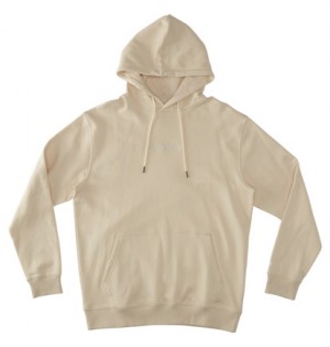 Beige Men DC Shoes Baseline Ph Hoodie | DC-9083627