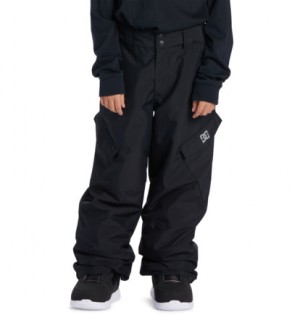 Black Kids' DC Shoes Banshee Technical Snowboard Pants | DC-8361925