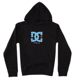 Black Kids' DC Shoes Bookworm Hoodie | DC-4732095