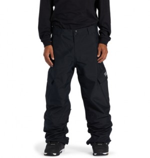 Black Men DC Shoes Banshee Technical Snowboard Pants | DC-5137842