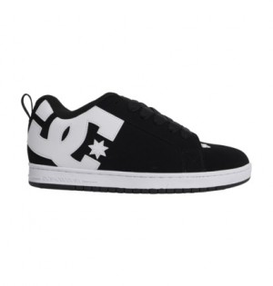 Black Men DC Shoes Court Graffik Sneakers | DC-1034275