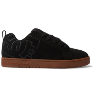 Black Men DC Shoes Court Graffik Sneakers | DC-1675923