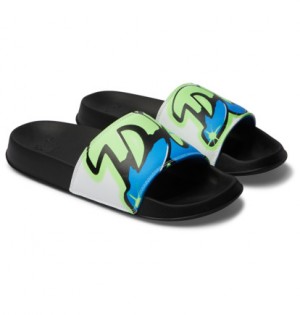 Black Men DC Shoes DC Slide Sandals | DC-2610874