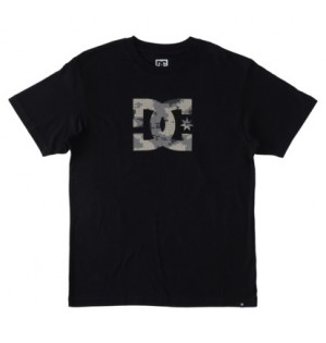 Black Men DC Shoes DC Star Fill Short Sleeve T-Shirt | DC-7458063