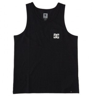 Black Men DC Shoes DC Star Pocket T-Shirt | DC-7631980