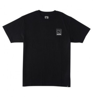 Black Men DC Shoes Heikkila Sw 360 Flip T-Shirt | DC-4703162