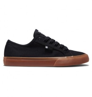 Black Men DC Shoes Manual Skate Shoes | DC-2803475