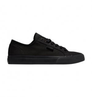 Black Men DC Shoes Manual Skate Shoes | DC-1843690