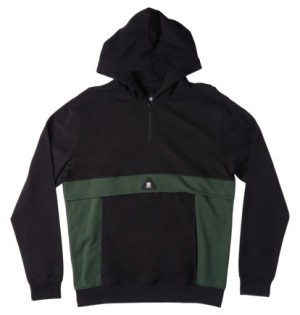 Black Men DC Shoes Optics Zip-Up Hoodie | DC-4501398