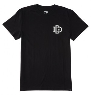 Black Men DC Shoes Rugby Crest T-Shirt | DC-2435901