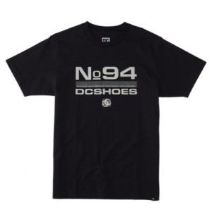 Black Men DC Shoes Static 94 T-Shirt | DC-6085437