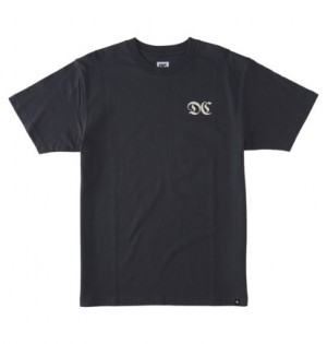 Black Men DC Shoes The Issue T-Shirt | DC-0687415