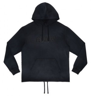 Black Wash Men DC Shoes Plume Pullover Hoodie | DC-1237460