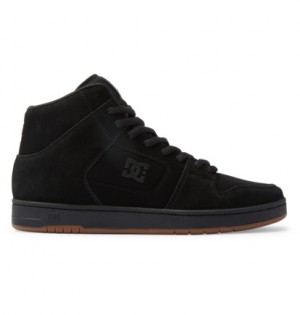 Black / Black Men DC Shoes Manteca 4 Hi Sneakers | DC-4215937