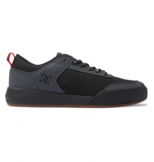 Black / Black Men DC Shoes Transit Skate Shoes | DC-2145973