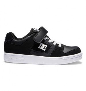 Black / Black / White Kids' DC Shoes Manteca 4 V Skate Shoes | DC-9128073