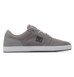 Black / Grey / White Men DC Shoes Crisis 2 Skate Shoes | DC-4178659