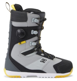 Black / Grey / Yellow Men DC Shoes Premier Hybrid BOA® Snowboard Boots | DC-2610879