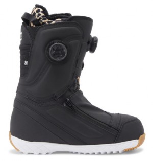 Black / Leopard Women DC Shoes Mora BOA® Snowboard Boots | DC-1306859