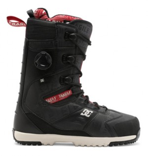 Black / Red Men DC Shoes Andy Warhol x DC Shoes BOA® Snowboard Boots | DC-8921603