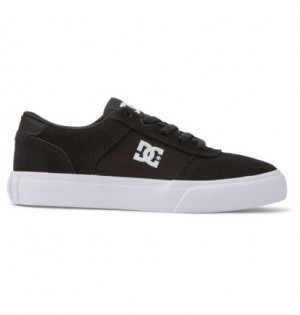 Black / White Kids' DC Shoes Teknic Lace Up Skate Shoes | DC-5961340