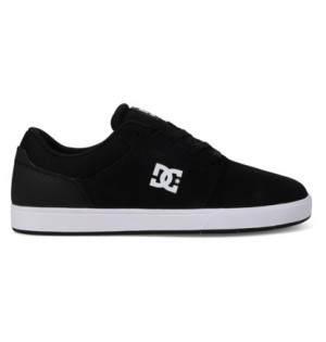 Black / White Men DC Shoes Crisis 2 Skate Shoes | DC-6358912