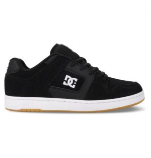 Black / White Men DC Shoes Manteca S Skate Shoes | DC-8426197