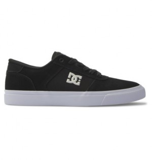 Black / White Men DC Shoes Teknic Sneakers | DC-8027365