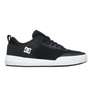 Black / White Men DC Shoes Transit Sneakers | DC-2304198