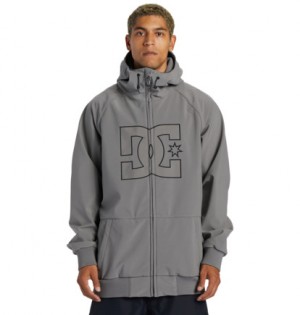 Blue Grey Men DC Shoes Spectrum Technical Softshell Snowboard Jackets | DC-3789501