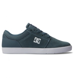 Blue Men DC Shoes Crisis 2 Skate Shoes | DC-7402869