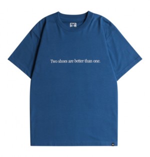 Blue Men DC Shoes DCrave T-Shirt | DC-3948651