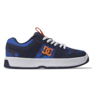 Blue / Orange Kids' DC Shoes Lynx Zero Skate Shoes | DC-9354218