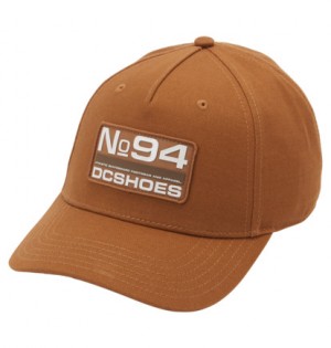 Brown Men DC Shoes No 94 Snapback Cap | DC-6839157