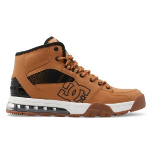 Brown / Black Men DC Shoes Versatile Hi WR Lace-Up Winter Boots | DC-5180976