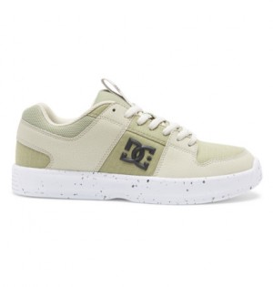 Brown / Green Men DC Shoes Lynx Zero Waste Skate Shoes | DC-7019384