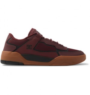 Burgundy Men DC Shoes DC Metric Skate Shoes | DC-6971025