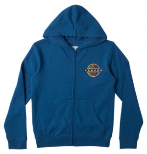 Dark Blue Kids' DC Shoes Core Zip-Up Hoodie | DC-3280764