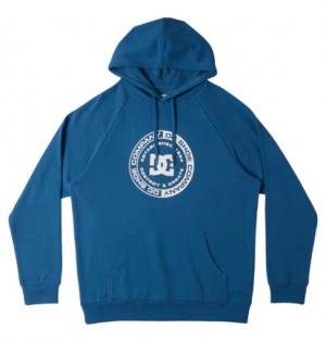 Dark Blue Men DC Shoes DC Corpo Pullover Hoodie | DC-2403957