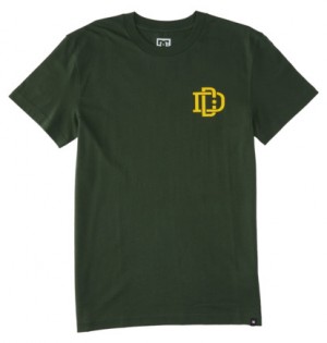 Dark Green Men DC Shoes Rugby Crest T-Shirt | DC-9460358