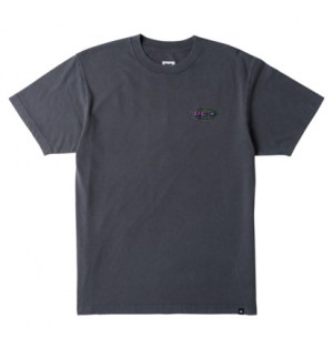 Dark Grey Men DC Shoes Billboard Short Sleeves T-Shirt | DC-4925108