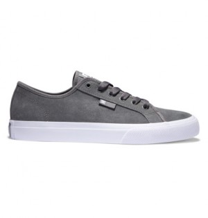 Dark Grey Men DC Shoes Manual Le Skate Shoes | DC-3609421