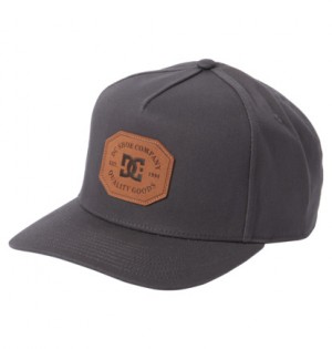 Dark Grey Men DC Shoes Reynotts Snapback Cap | DC-7235904