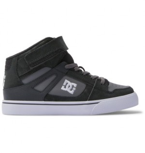 Dark Grey / Black Kids' DC Shoes Pure High-Top EV Skate Shoes | DC-9506871