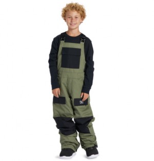 Green Kids' DC Shoes Roadblock Technical Snowboard Pants | DC-7530469