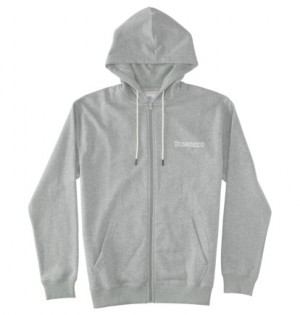 Grey Men DC Shoes Baseline Zip-Up Hoodie | DC-6495873