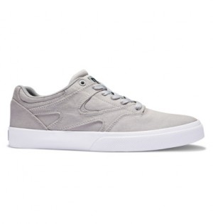 Grey Men DC Shoes Kalis Vulc Sneakers | DC-9407618