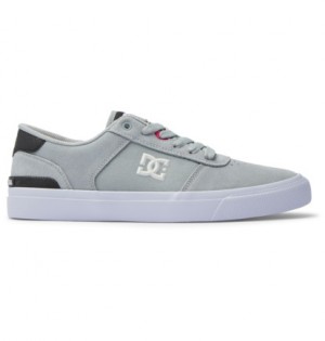 Grey / Black Men DC Shoes Teknic S Skate Shoes | DC-9514678