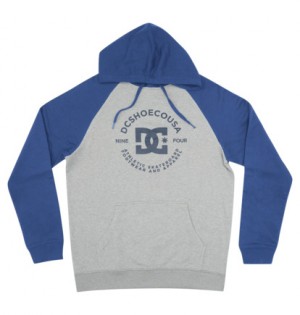 Grey / Blue Men DC Shoes DC Star Pilot Hoodie | DC-6735048