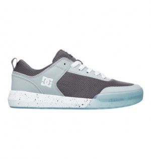 Grey / Blue Men DC Shoes Transit Sneakers | DC-7280549